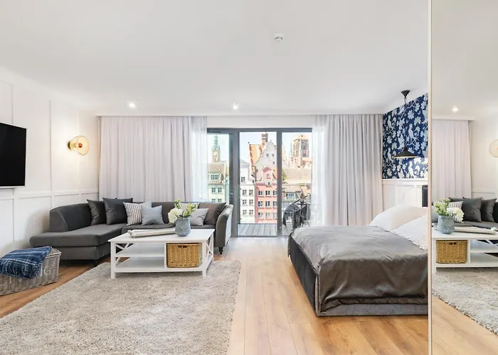 アパートホテル Deo Plaza Riverside Residences By Noclegi Renters グダニスク