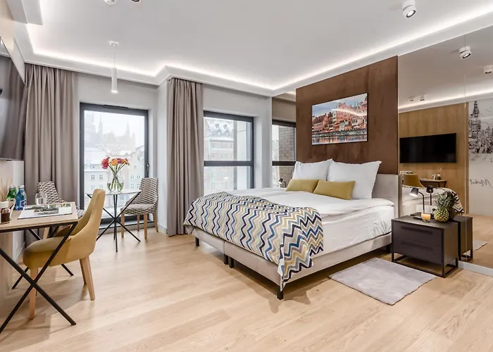 Rent Like - Deo Plaza Lägenhetshotell Gdańsk